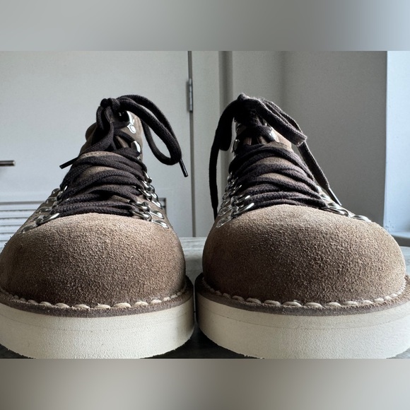 New Men's Fracap M120 Boots Commando Sole 46 - US 13 Taupe / Gray Suede - Picture 7 of 12